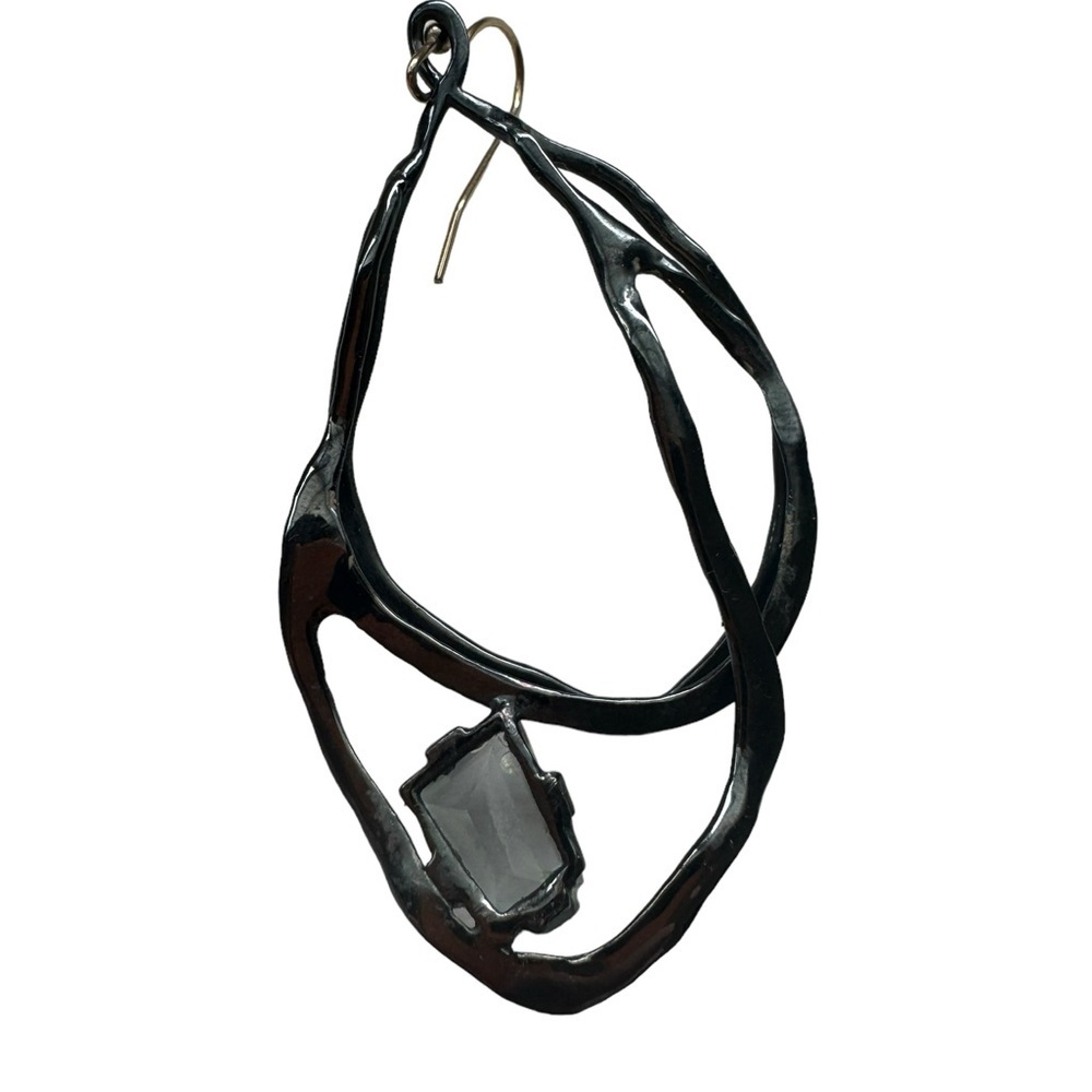 Alexis Bittar Miss Havisham Crystal Interlace Drop Earrings - Picture 14 of 16